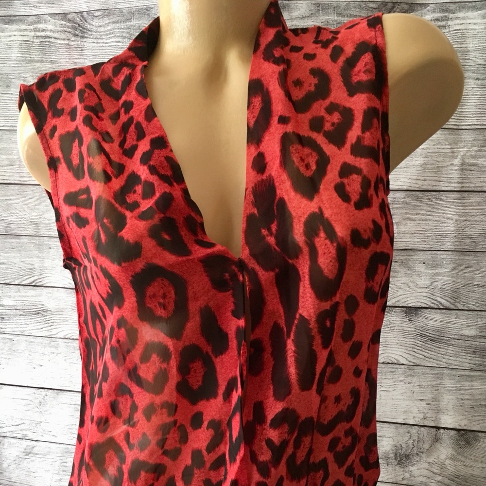 Leopard Print Blouse